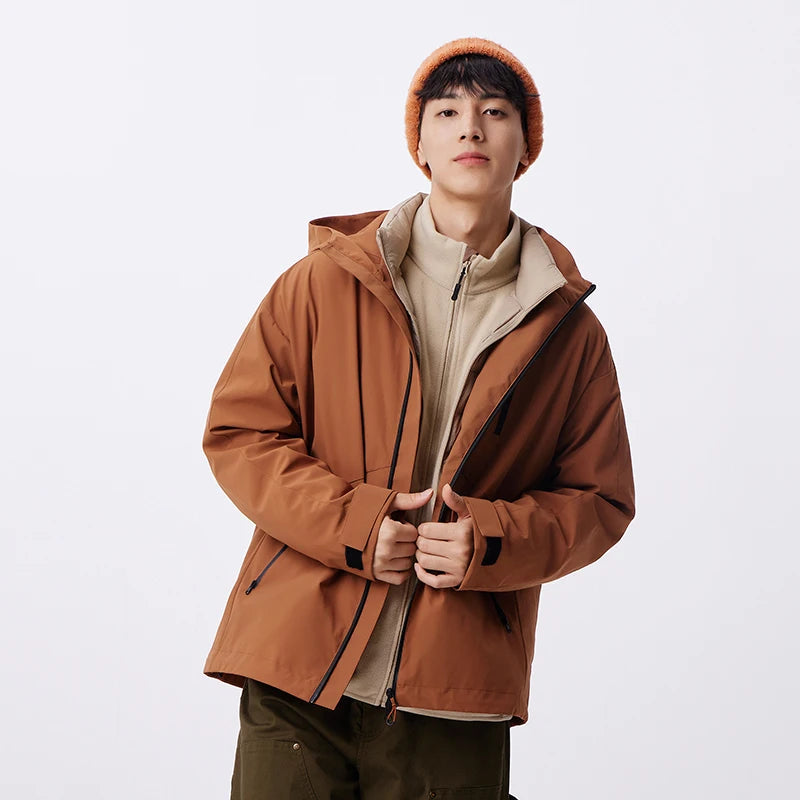 Semir Outdoor Jacket Couple Three-proof 2024 Autumn New Couple Jacket