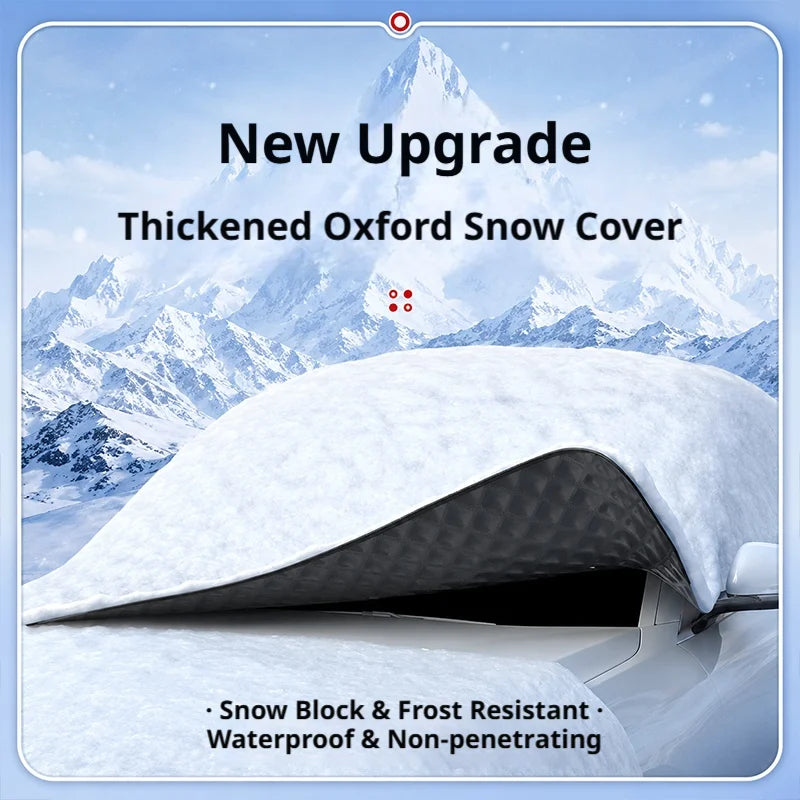 SEAMETAL Aluminum-plated Film of Non Magnetic Snow Cover Three Layers Thickened Automobile Frost Snow Sun Protection Car Covers