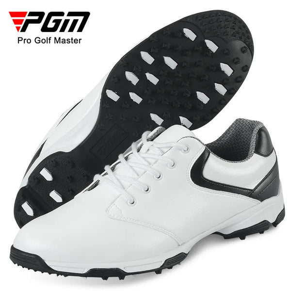 PGM Men's Golf Shoes with Anti Slip Studs and Waterproof Sports Shoes XZ051