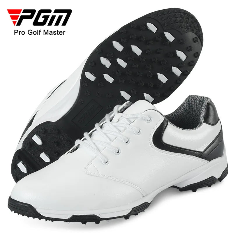PGM Men's Golf Shoes with Anti Slip Studs and Waterproof Sports Shoes XZ051