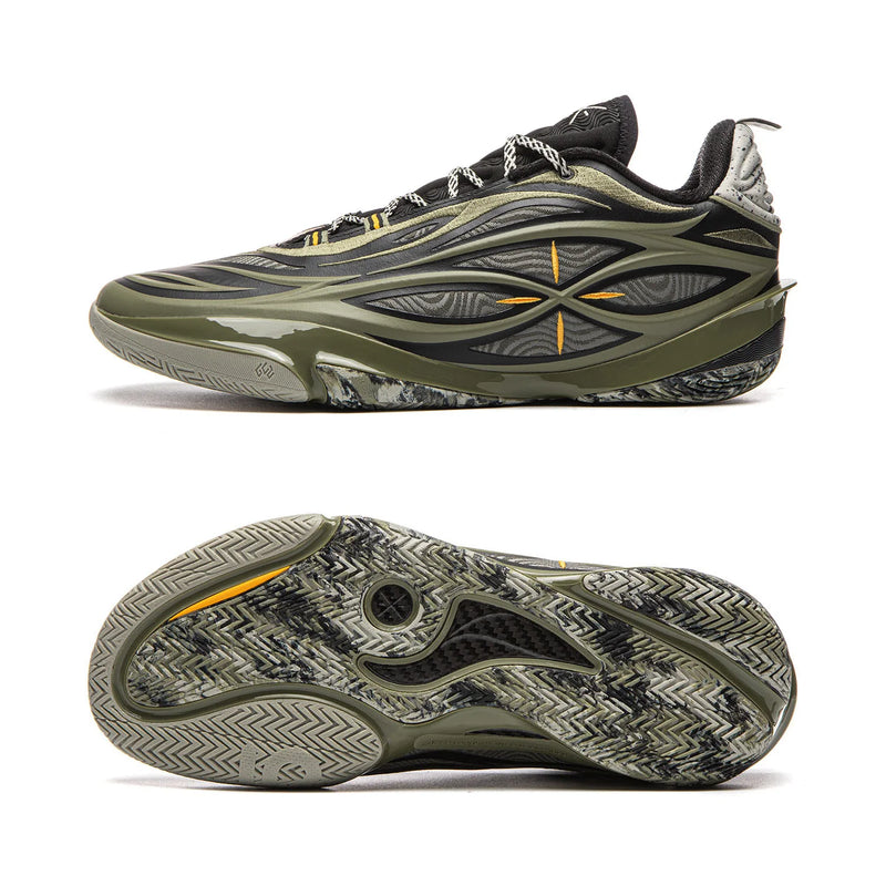 ស្បែកជើងបាល់បោះអាជីព Li-Ning សម្រាប់បុរស WADE 808 5 ULTRA V2 SUPER BOOM Cushion LiNing Competition Sneakers ABAV045
