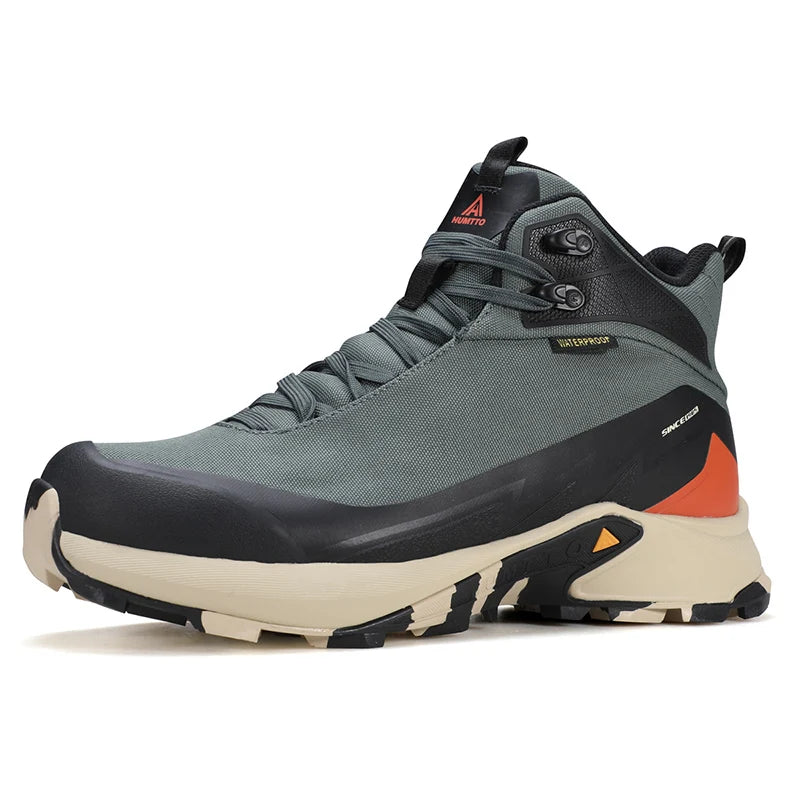 HUMTTO Sneakers for Man Breathable Hiking Shoes Men's Non-slip Sports Shoes Designers Trekking Sneaker Outdoor Climbing Boots