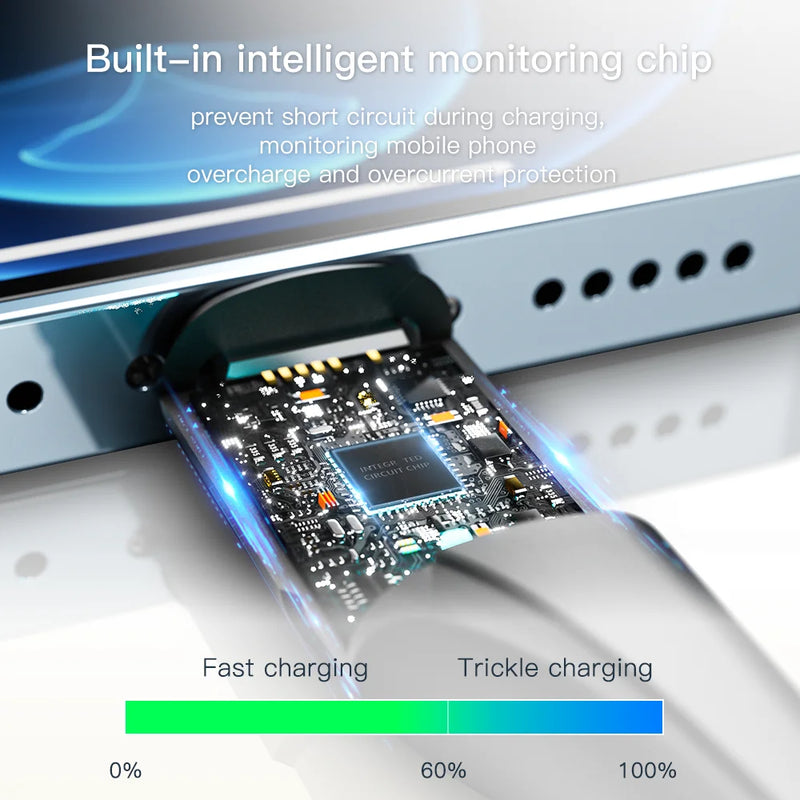 ខ្សែសាក USB Essager សម្រាប់ iPhone 14 13 12 11 Pro Max XR XS 8 7 Plus ខ្សែសាកលឿនសម្រាប់ iPhone ខ្សែសាក USB ខ្សែសាក