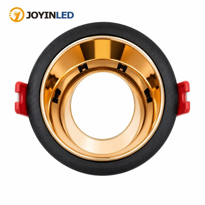 JOYINLED 1/10PCS Round Recessed Downlight Ceiling Spotlight Frame, Cutout 63mm GU10 MR16 Bulb Holder Housing Trim Frame