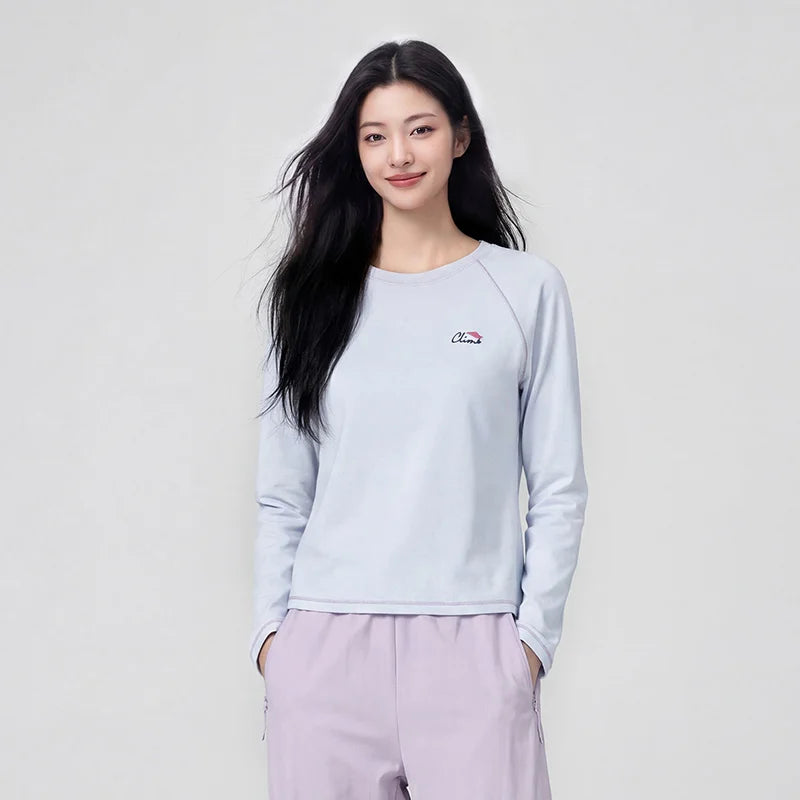 អាវយឺតដៃវែង Semir សម្រាប់នារី ស្លីម ស្រូបសំណើម ស្ងួតលឿន សម្រាប់កីឡាក្រៅផ្ទះ រដូវស្លឹកឈើជ្រុះ អាវក្រៅផ្ទះ សម្រាប់ស្លៀកតាមផ្លូវ ឆ្នាំ២០២៦