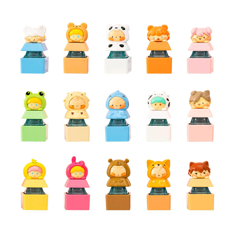 Akko Animal Artisan 3D Keycap & Switch Tester with Clicky Creamy Cyan Switch MX Mechanical Keyboard DIY Kawaii Desk Accessories