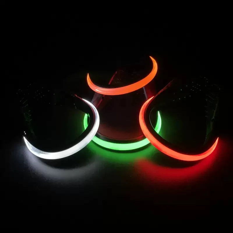 Mini U Shape LED Shoe Clip Light Luminous Flashing Warning Light for Night Running Cycling Street Dance Outdoor Sports Safety