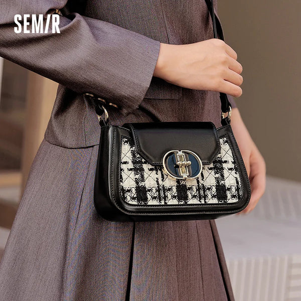 Semir Bag Crossbody Bag Women Niche Armpit Bag Temperament Single Shoulder Bag Stylish Handbag