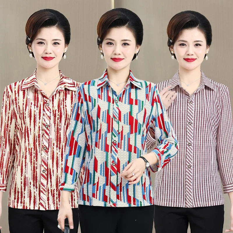 អាវ យឺត ឆ្នូត បោះពុម្ព ទាន់សម័យ សម្រាប់ នារី ថ្មី សម្រាប់ រដូវក្ដៅ អាវ កាឌីហ្គែន ដៃ ពាក់កណ្តាល ក បែប ប៉ូឡូ ថ្មី សម្លៀកបំពាក់ នារីៗ