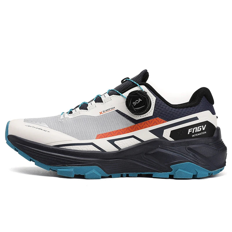 Men Sneakers Trendy Mesh Breathe Professional Running Training Shoes Thick Sole Anti Slip Wear-resistant City Walking Sneakers