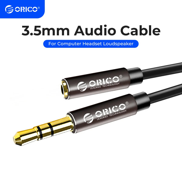 ORICO 3.5 mm Aux Extension Cable Headphone Extension Cable for iPhone 6 6s Xiaomi redmi 5 plus Huawei Samsung lite Audio Cable