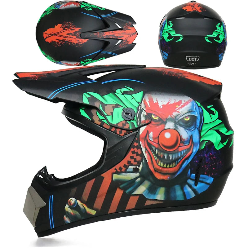 ORZ Latest Off-road Motorcycle Helmet ATV SUV Downhill Mountain Bike DH Car Helmet Cross Helmet Capacetes Motocross Dot Abs
