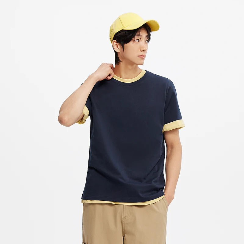 Semir T shirt Unisex Summer Cotton Cool Touch Solid Color Plus Size Couple Style Casual Comfortable Daily T shirts Tops Man