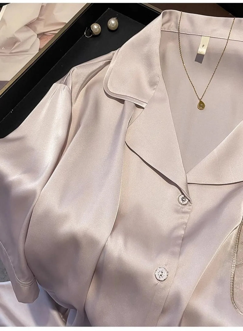 Ice Silk Nightgowns Woman Sleep Thin Night Wears for Females New Pajamas Dress Sleepwear Women's Loungewear One Piece Homewear