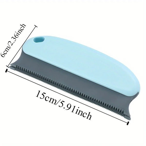 1pc Pet Hair Removal Brush with Scratch-Resistant Rubber Bristles - Suitable for Cats and Dogs, Powerful Pet Hair Brush.
