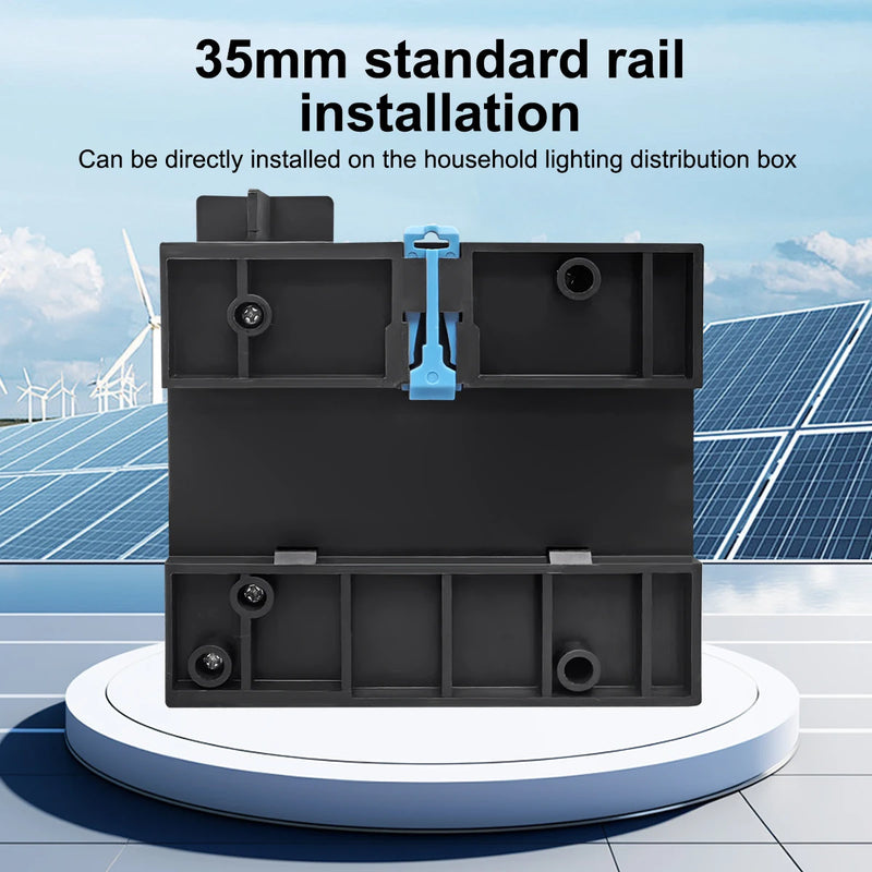 TOMZN Din Rail 3 Phase for PV 2P 3P 4P 63A 100A 125A 230V Dual Power Automatic Transfer Electrical Selector Switch Uninterrupted