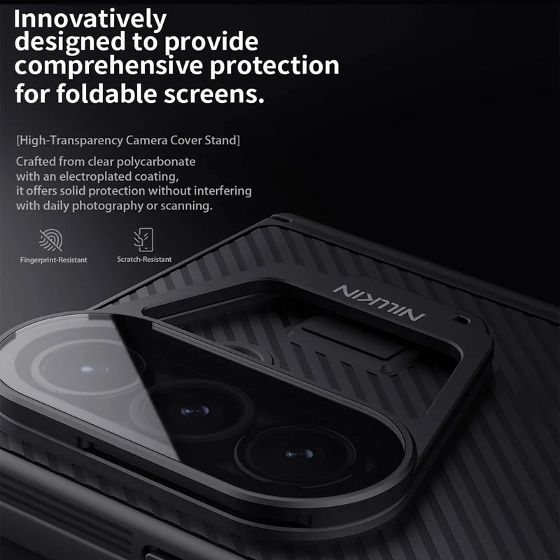 NILLKIN For Samsung Galaxy Z Fold 7 5G Magsafe Case Camshield Prop Magnetic Camera Stand Cover Protector for Samsung Fold 7 Case