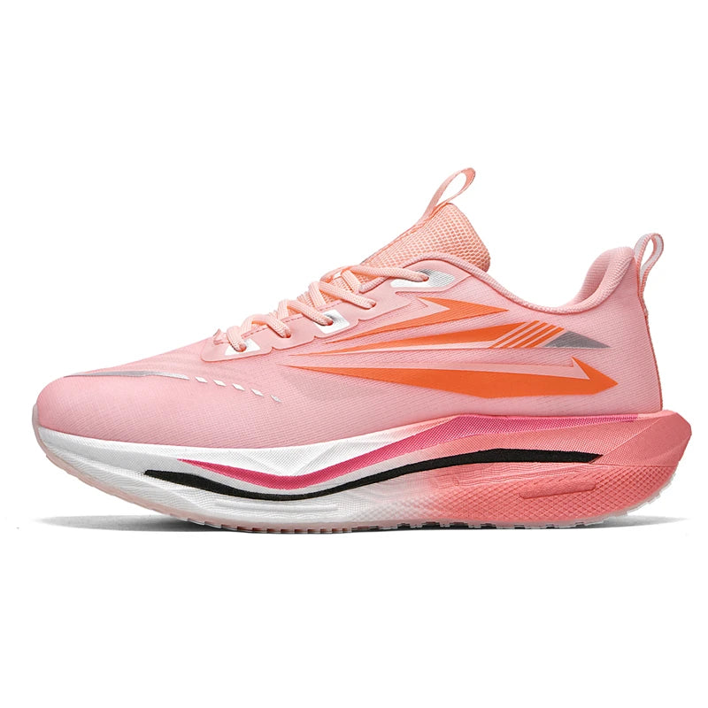 Unisex Sports Shoes Breathable Casual Professional Running Shoes Teenagers Anti Slip Shock-absorbing Thick Soled Training Shoes