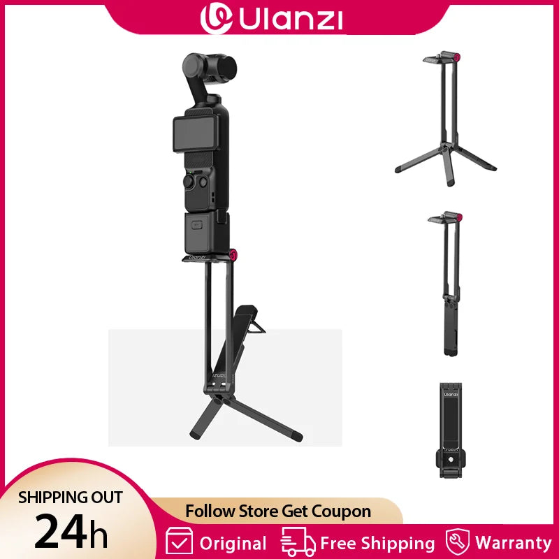 ជើងកាមេរ៉ា Ulanzi MA66 ម៉ាញេទិកសម្រាប់ DJI Pocket 3 ជាមួយ Arca-Swiss Uka Hook សម្រាប់ដាក់ជើងកាមេរ៉ាសកម្មភាព