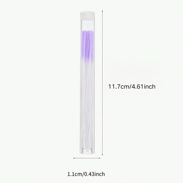 70pcs Unscented Ear Piercing Cleaning Floss,  Ear Tools for Men and Women, Anti-Blocking Ear Piercing Dirt Cleaner Lines