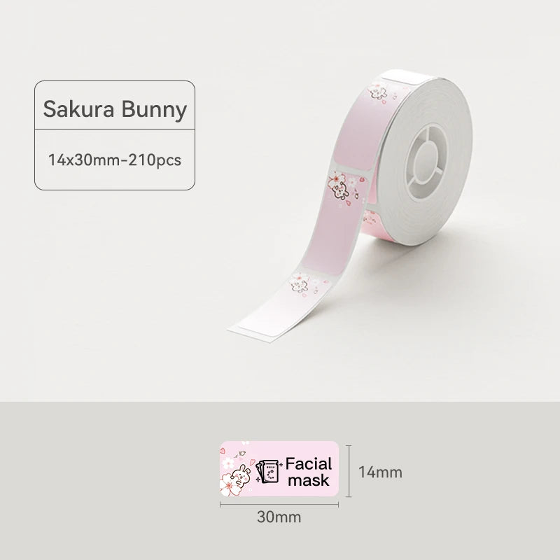 Niimbot Thermal Printer Labels 1 Roll of Self-adhesive Label Paper for D110 D11 D101 H1 H1S Bluetooth Label Maker