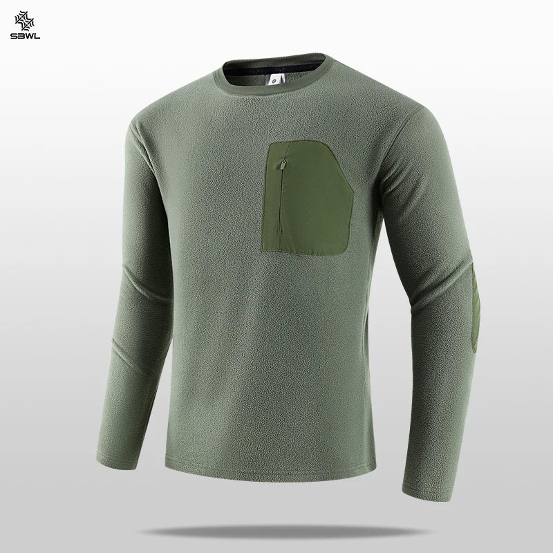 SBWL Quick Dry Running Shirt Men Fitness Sport Gym T-Shirt Bodybuilding Gym Workout Long-Sleeved T-Shirt Compression Shirt Tees