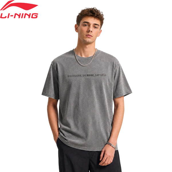អាវយឺតបុរស Li-Ning Wade LN COOL 51% កប្បាស 35% ប៉ូលីអេស្ទ័រ 14% វីស្កូស ការពារកម្តៅថ្ងៃ កមូល អាវក្រៅ LiNing Leisure AHSW393