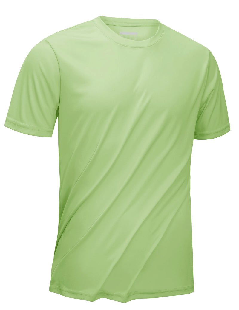 TACVASEN UPF 50+ Summer Performance T-shirts Mens Sun Protection Tee Shirts Gym Sports Athletic Running Swim Casual T-shirt Tops
