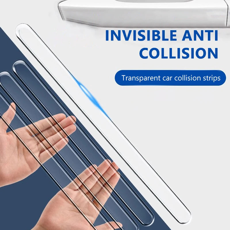 SEAMETAL 4PCS Car Door Anti-Collision Strip Universal Auto Door Edge Guard Anti Scratch Protector Stickers for Car Accessories