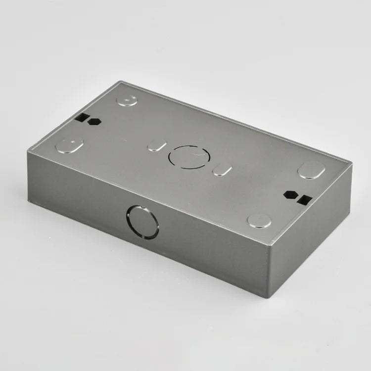 Depoguye For wall switch socket external mounting box, 86mm*86mm socket cable box white gold gray black
