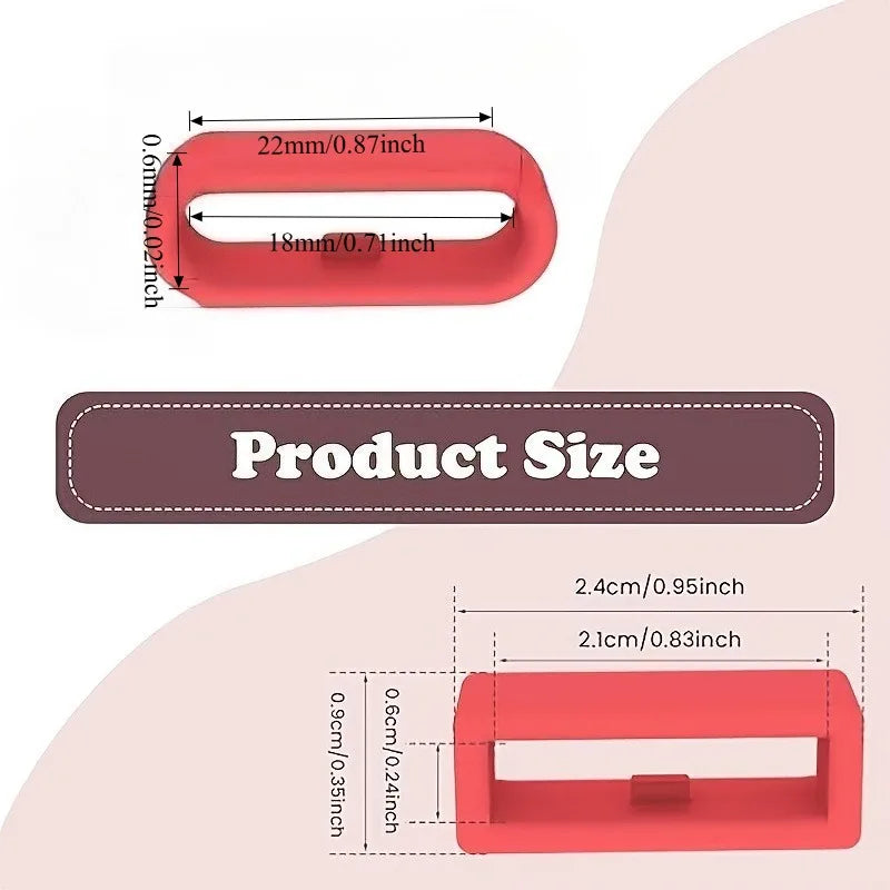 5/10pcs Multi-Color Band Keeper,Magic Band Locks,Silicone Material,Security Loop Compatible with Fitbit Charge,sport wristbands.