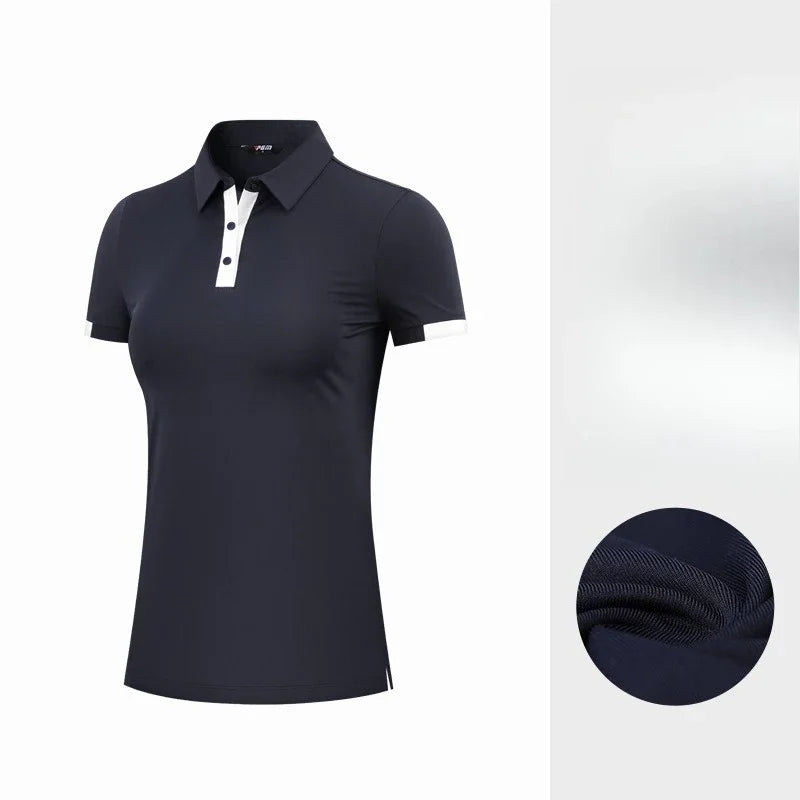 PGM Golf Team Men's Women's Clothing Short Sleeved T-shirt YF824/YF825