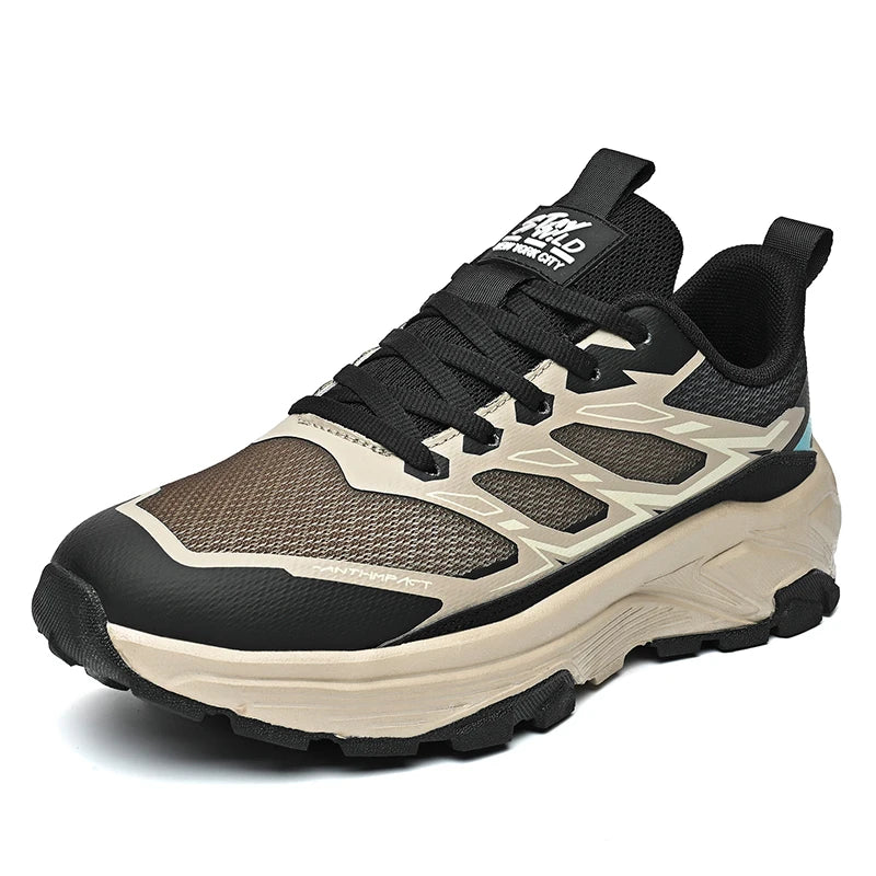 Men's high-quality sports casual shoes Four Seasons new breathable city outdoor hiking shoes fashion anti-slip walking sneakers