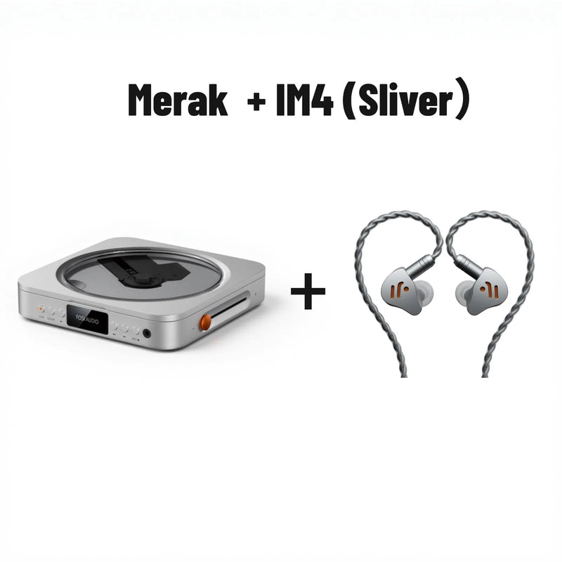 ម៉ាស៊ីនចាក់ស៊ីឌី Fosi Audio Merak HiFi ជាមួយឧបករណ៍បញ្ជាពីចម្ងាយ CS43131 DAC 210MW *2 អំពែរកាស គាំទ្រការបញ្ចូល USB Ripping USB Drive