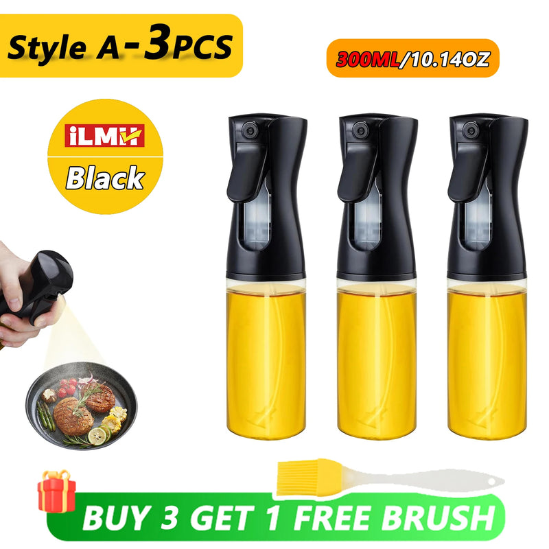 ដបបាញ់ប្រេងអូលីវ ២០០/៣០០/៥០០មីលីលីត្រ សម្រាប់ដាក់ក្នុងផ្ទះបាយ សម្រាប់ចម្អិនអាហារ សម្រាប់ការបោះតង់ ដុតនំ ទឹកខ្មេះ ទឹកស៊ីអ៊ីវ ធុងបាញ់ប្រេង