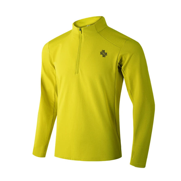 SBWL Autumn High Quality Men's Running Fitness Outdoor Sportswear Fashion Business Casual Breathable Long Sleeve T-Shirt Tops