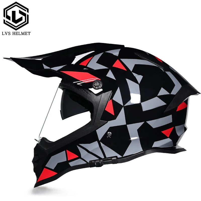 WLT full face motorcycle helmet ABS off-road helmet professional full-over rally racing helmet men DH downhill Capacete DOT