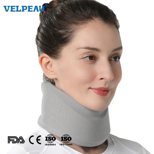 VELPEAU Cervical Collar Neck Support Relieves Spine Pressure and Pain Relief After Injury Orthopedic Neck Pillow No Allergic
