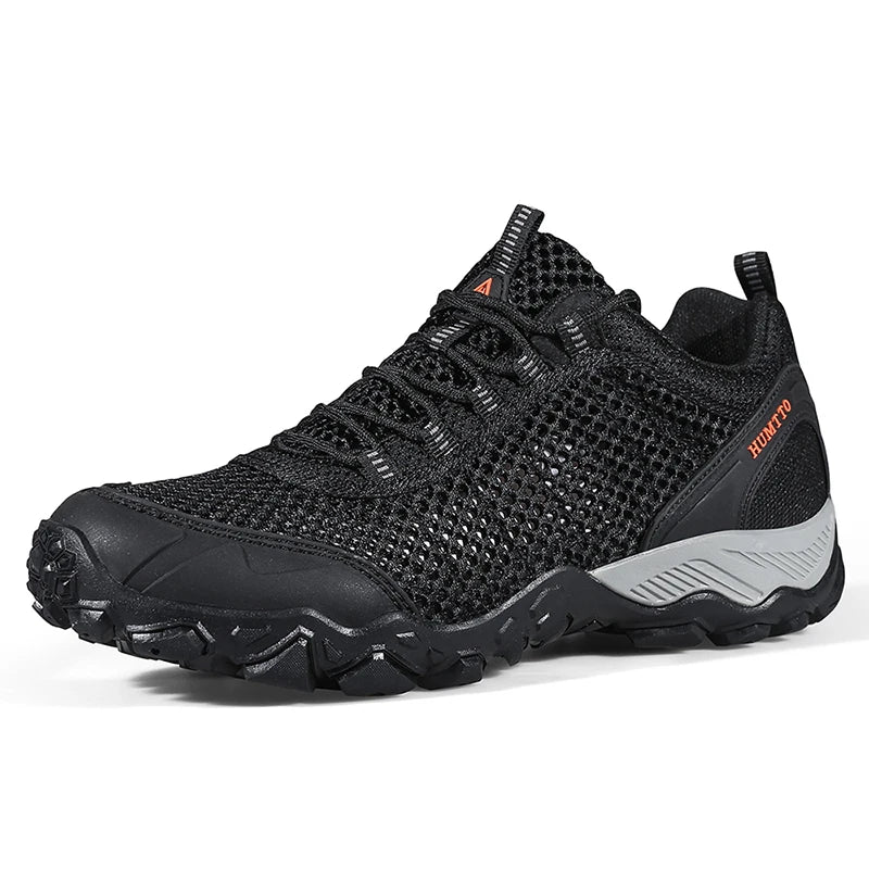 HUMTTO Breathable Summer Shoes for Men Non-slip Sports Hiking Shoes Man Outdoor Luxury Designer Trekking Climbing Mens Sneakers