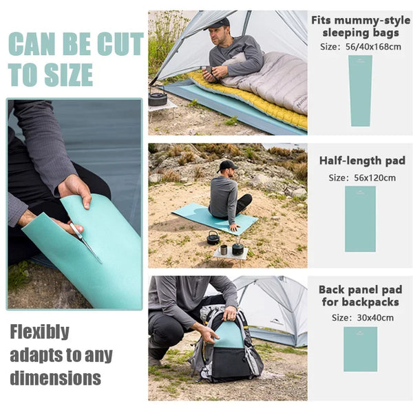 កន្ទេល Naturehike Ultralight ក្រៅផ្ទះ ពហុមុខងារ ធន់នឹងសំណើម ប្រឆាំងនឹងការរអិល កីឡា យូហ្គា បោះតង់ ញ៉ាំអាហារ អាចកាត់កន្ទេលតាមទំហំ