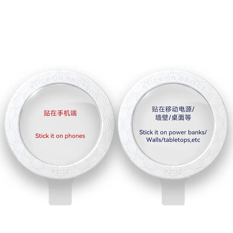 PZOZ Magsafe magnetic suction ring Mobile phone wall mounted magnetic strip wall sticker Kitchen Bathroom watching video Holder