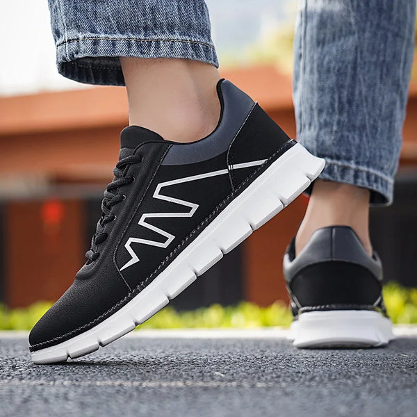 Cheap Men Casual Sneakers Leather Casual Shoes Fashion Sport Sneakers Anti Slip Dropshipping