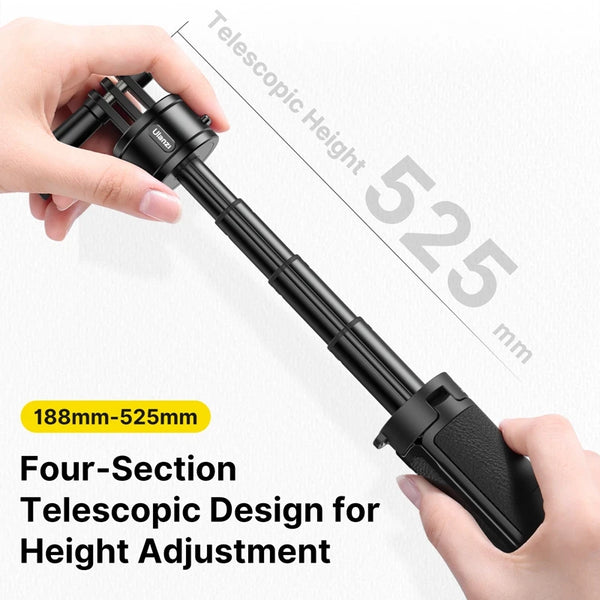ដំបងថតរូប Selfie Ulanzi MT-74 Go-Quick II Magnetic Quick Release Tripod សម្រាប់កាមេរ៉ា Gopro Insta360 X3 DJI Action 4/3