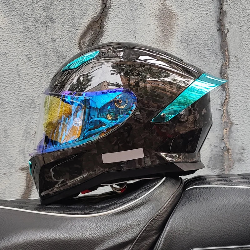 Casco De Motocross Helmet Casco Patinete Electrico Mainland China Helmets Unisex Full Face Dot Carbonfiber