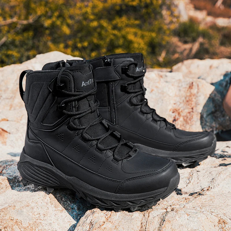 Men's training boots four season new anti-slip breathable casual high top outdoor field hiking boots Professional tactical boots