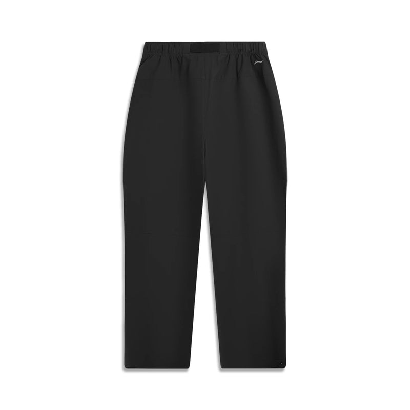 ខោបុរស Li-Ning សម្រាប់ពាក់ក្រៅផ្ទះ ការពារទឹក ចង្កេះអាចលៃតម្រូវបាន ប៉ាក់ឡូហ្គោ ខោសម្រាកលំហែកាយ LiNing AYKV591