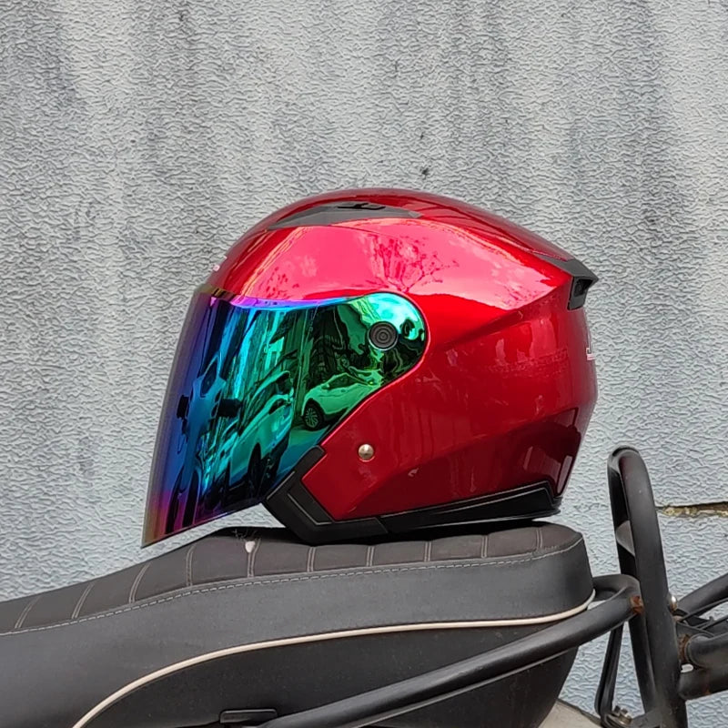 Motorcycle Helmet Male Female Four Seasons Capacete Para Motocicleta Cascos Para Moto Double Lens