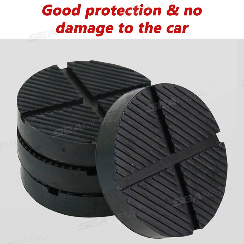 SEAMETAL 3 Sizes Universal Rubber Jack Pad Support Pinch Weld Slotted Floor Frame Rail Adapter Car Removal Repair Tool