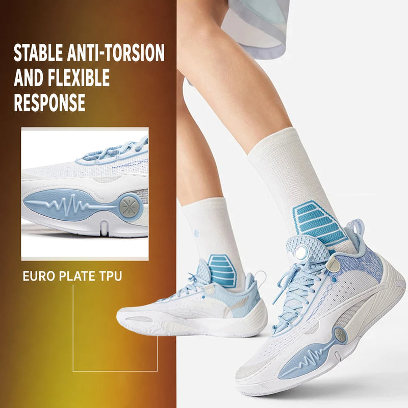 ស្បែកជើងបាល់បោះអាជីព Li-Ning សម្រាប់បុរស WADE ALL CITY 14 SUPER BOOM ទន់ ស្រួលពាក់ ទ្រទ្រង់ដោយក្រណាត់ Lining Sneakers ABAW011 ABAW001