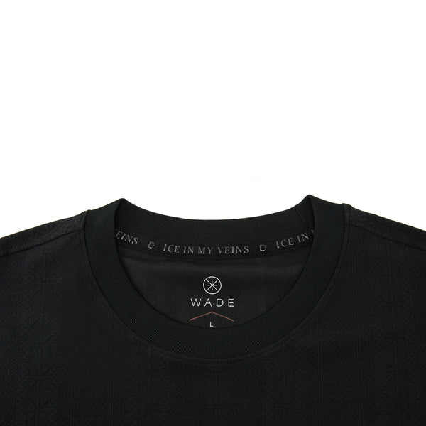 អាវយឺតបុរស Li-Ning Wade 59% Polyester 41% Elastane រាងរលុង កមូល អាវ LiNing ដៃខ្លី AHSW397